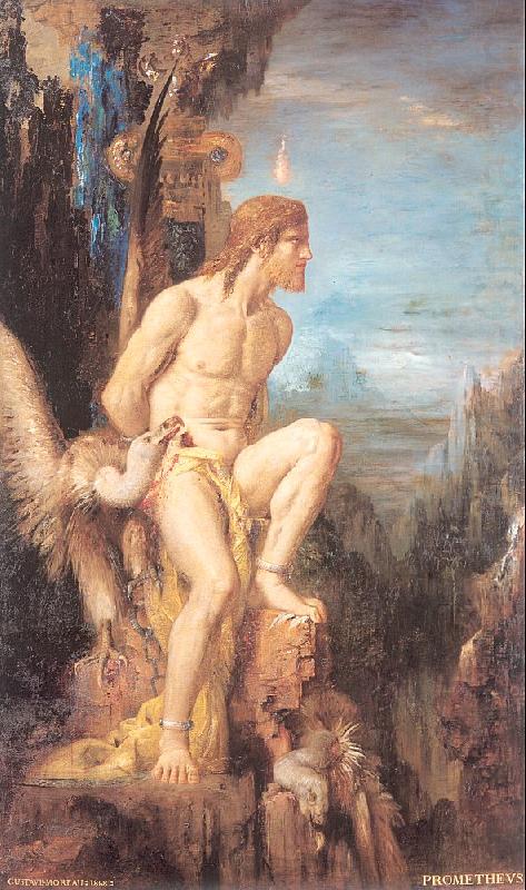 Gustave Moreau Prometheus china oil painting image